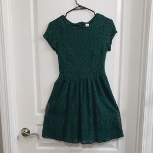 Green formal dress